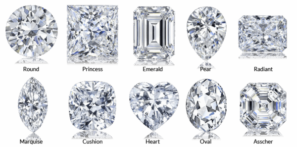 all shape diamond